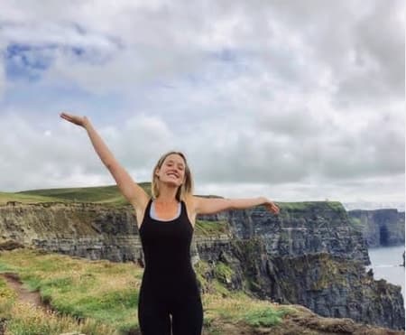 Merritt Patterson in a trip to Ireland for her movie
